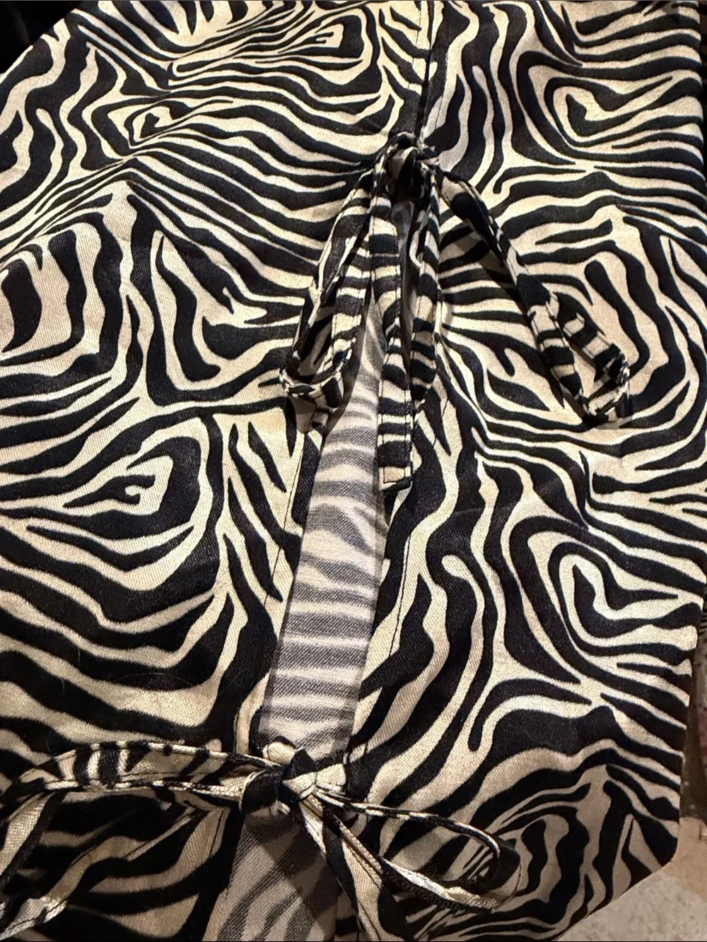 Free people FP x Nigel Preston side tie zebra pants